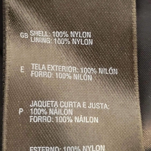 The North Face Womens Small Hyvent Jacket Shell Hiking Outdoors Black No Hood - Picture 7 of 11